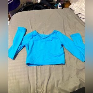 BALERA long sleeve dance crop top.